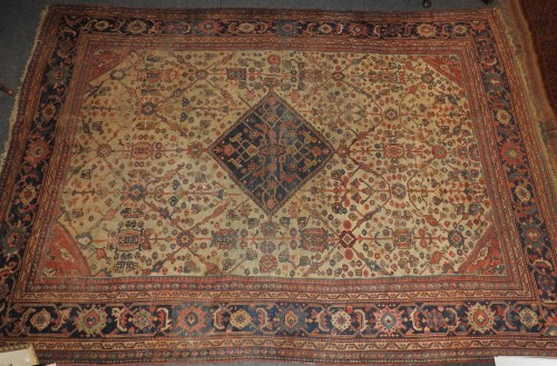 Lot 445 - A Heriz style rug