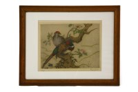 Lot 351 - Elyse Ash Lord (1900 - 1971)                                                                                      BIRDS ON A BLOSSOMING TREE BRANCH