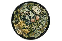 Lot 265F - A Moorcroft floral charger