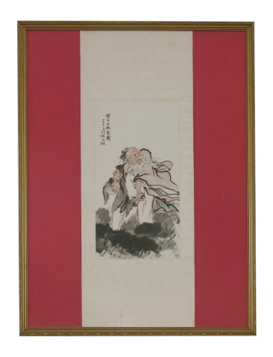 Lot 364 - He Sui (1888-1968)
REPUBLIC
an immortal holding a shoe