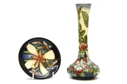 Lot 61 - A Moorcroft bud vase in the Sweet Briar pattern