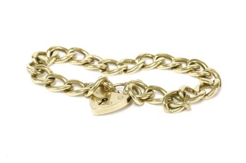 Lot 2 - A 9ct gold curb link bracelet