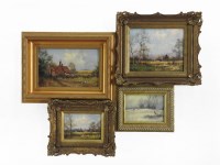 Lot 311 - James Wright (b. 1935)
FOUR RUSTIC SCENES
each signed