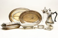 Lot 203 - Silver plated items: tureens