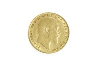 Lot 46 - A full sovereign dated 1909