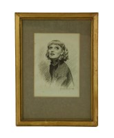 Lot 375 - Albert Henry Collings (1868-1947)
PORTRAIT OF A WOMAN
Signed l.r.