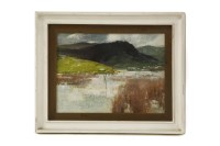 Lot 392 - ...Greene (20th century)
LOCH VIEW WITH MOUNTAINS 
signed and dated 55