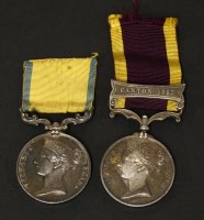 Lot 125 - Two medals:
a China Medal