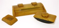 Lot 214 - A Carvacraft Bakelite Art Deco part desk set