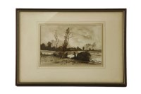 Lot 366 - Follower of John Varley
LANDSCAPE
Pen and brown ink and washes
15 x 23cm