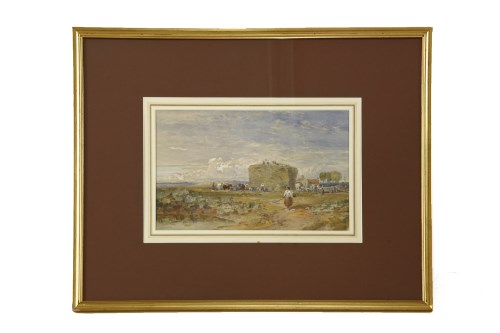 Lot 394 - William Leighton Leitch (1804-1883)
HAYMAKERS
Signed with monogram l.r.