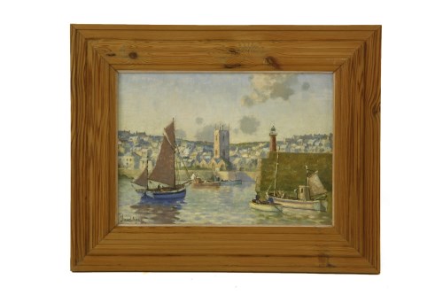 Lot 376 - Bernard Ninnes (1899-1971)
ST IVES HARBOUR
signed l.l.