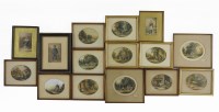 Lot 305 - A collection of fifteen Baxter and Le-Blond 19th century coloured prints
