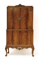 Lot 471 - A mahogany cocktail cabinet