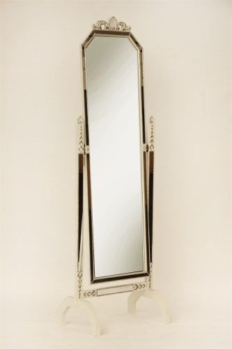 Lot 458 - A Venetian design cheval mirror