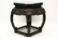 Lot 417A - A Chinese lacquered small table/stand