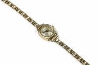Lot 31 - A ladies 9ct gold Excalibar mechanical watch