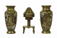 Lot 172 - A pair of Japanese vases