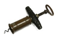 Lot 107 - A Thomson type corkscrew probably Cope and Cutler