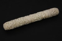 Lot 142 - A Chinese ivory needle case