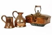 Lot 211 - A collection of copperwares