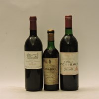Lot 289 - Assorted Bordeaux Wines to include: Château Talbot