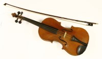 Lot 245 - A violin