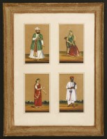Lot 296 - Ten South Indian paintings on mica