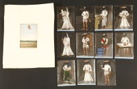 Lot 301 - Eleven Indian paintings on mica
