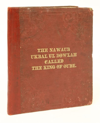 Lot 306 - 'The Nawaub Ukbal Ul Dowlah called The King of Oude'