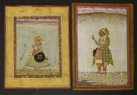 Lot 316 - Two Indian miniatures