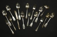 Lot 134 - A set of six Victorian silver teaspoons
