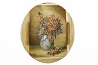 Lot 293 - T F Collier
STILL LIFE OF A VASE OF FLOWERS
Signed and dated 1880 l.l.