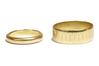 Lot 47 - A 22ct gold wedding ring