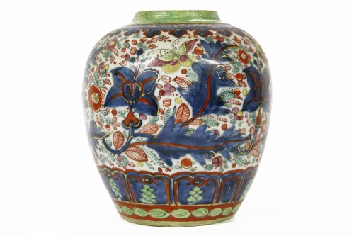 Lot 159 - A Dutch decorated jar