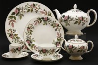 Lot 222 - A Wedgwood 'Hathaway Rose' dinner service