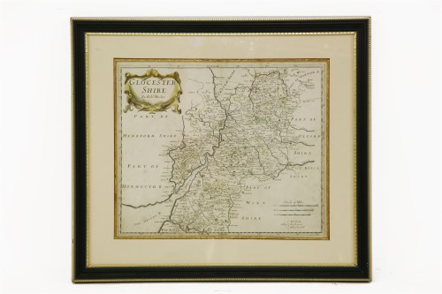 Lot 343 - Robert Morden
COLOURED MAP OF GLOUCESTERSHIRE
image 35 x 42cm