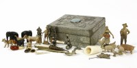 Lot 141 - An Arts and Crafts style pewter box