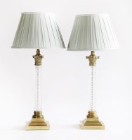 Lot 412 - A pair of modern table lamps