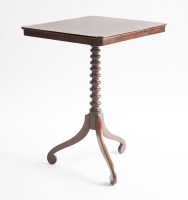 Lot 435 - A Victorian mahogany tripod table