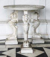 Lot 544 - An Italian marble table