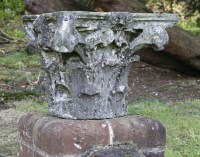 Lot 558 - A pair of marble Corinthian capitals