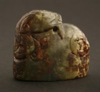Lot 1184 - A Chinese jade carving
