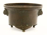 Lot 1222 - A Chinese bronze incense burner