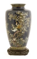 Lot 1392 - A Japanese cloisonné vase