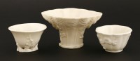 Lot 1125 - A collection of Chinese blanc de Chine cups