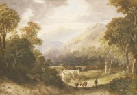 Lot 377 - Anthony Vandyke Copley Fielding POWS (1787-1855)
‘AMBLESIDE’
Signed and dated 1829 l.l.