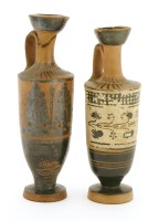 Lot 288 - Two terracotta Zakynthos oil jars