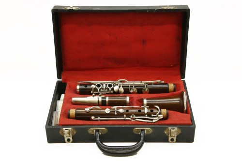 Lot 265 - A First Class Hawkes & Son rosewood clarinet
