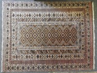 Lot 418A - A hand knotted Persian Belouch rug